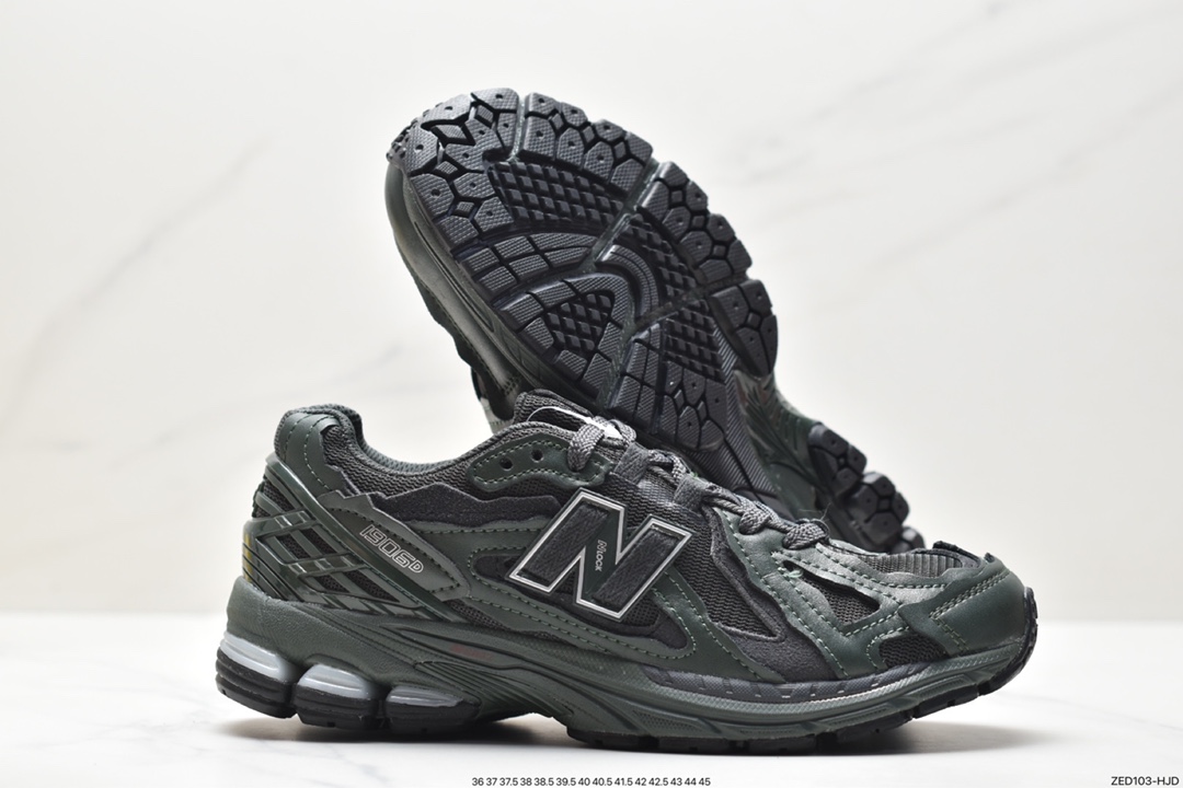 运动鞋, 跑鞋, 新百伦, 慢跑鞋, New Balance M1906, New Balance, M1906DU - 新百伦 New Balance M1906 复古老爹风 低帮 休闲运动慢跑鞋 深绿黑 M1906DU