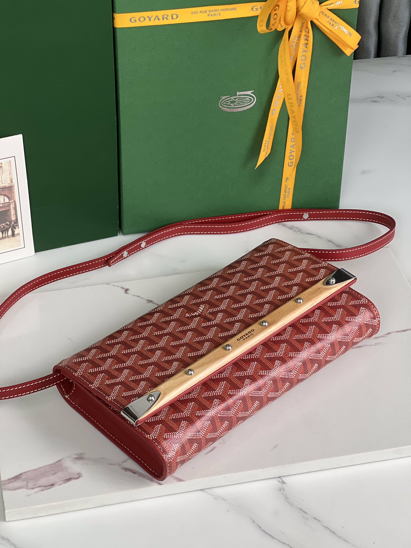 Goyard Monte-Carlo Clutch: Stylish Handbag with Detachable and Adjustable Strap 5 i1688922055 5244 4