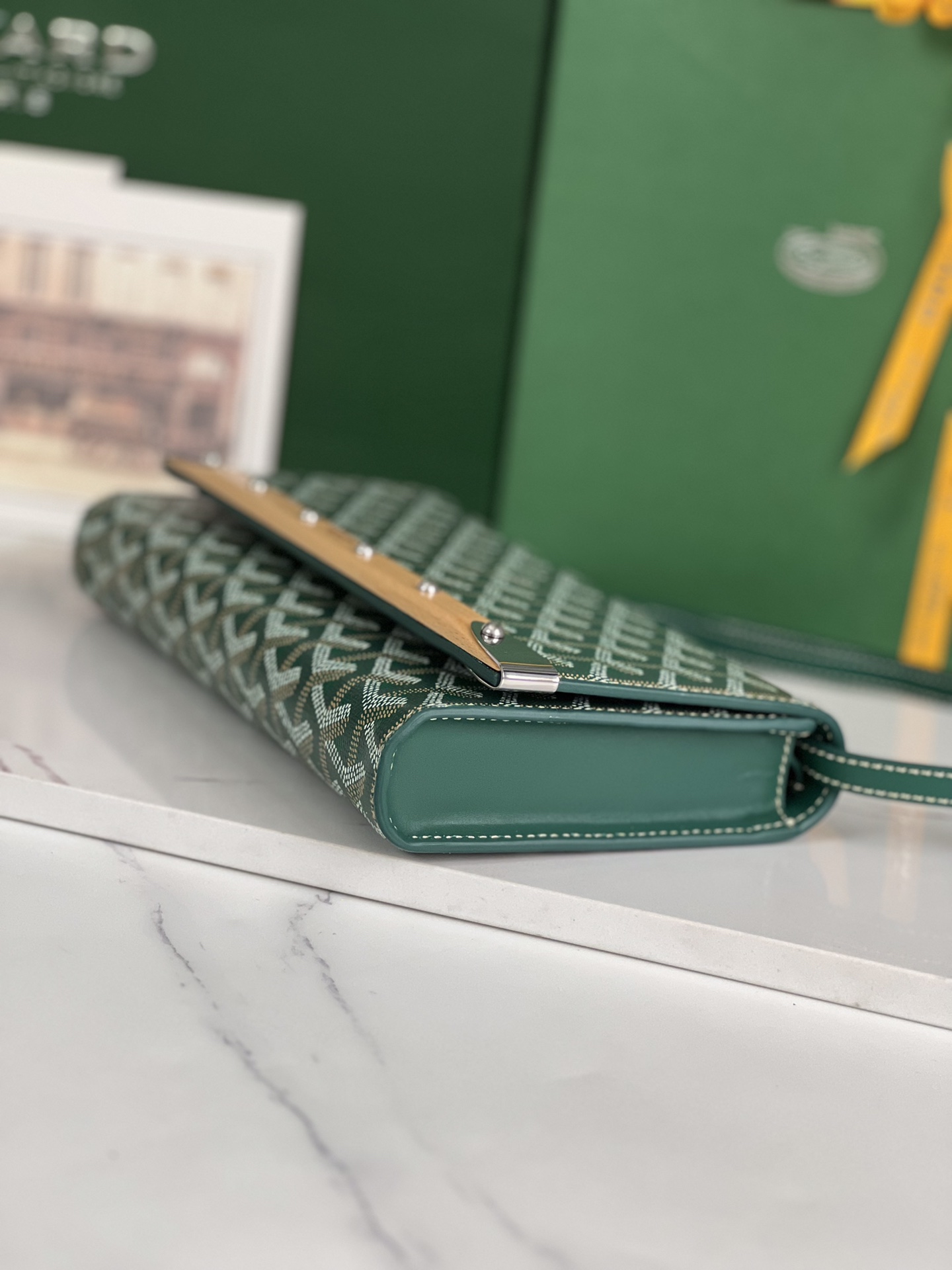 Goyard Monte-Carlo Small Pouch Green Handbag Crossbody Bag with Adjustable Strap 4 i1688924376 7429 3
