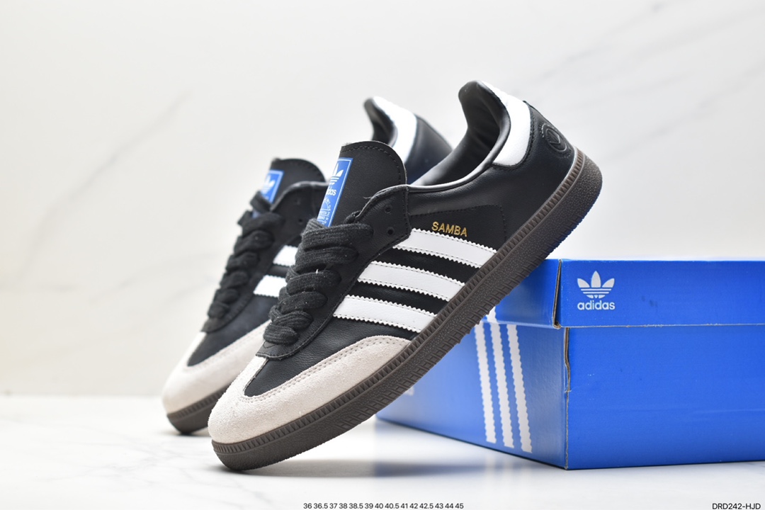 Adidas Originals Samba Vegan OG ”SPD” Samba Dance Shoes ”Silver Mist Princess Lace Caramel Sole” CQ2218