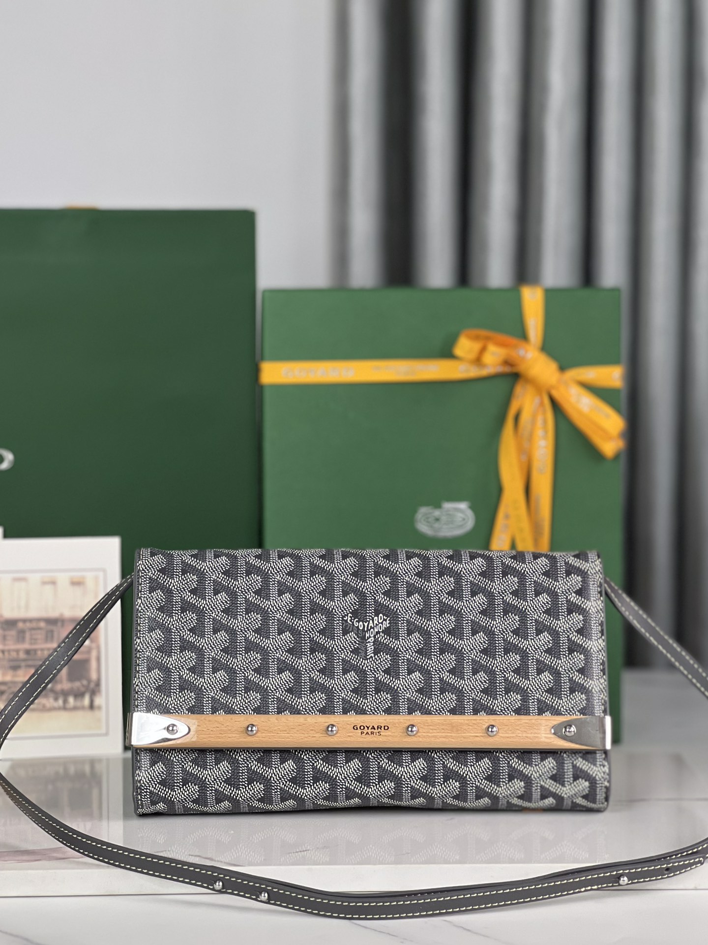 Goyard Monte-Carlo Small Clutch Handbag with Adjustable Shoulder Strap 2 i1688949608 1696 0