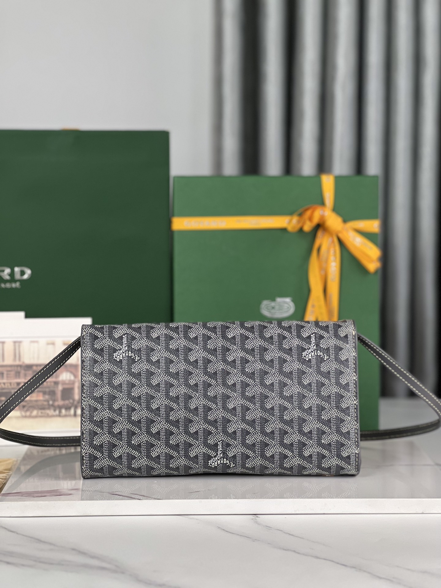Goyard Monte-Carlo Small Clutch Handbag with Adjustable Shoulder Strap 4 i1688949608 5853 1
