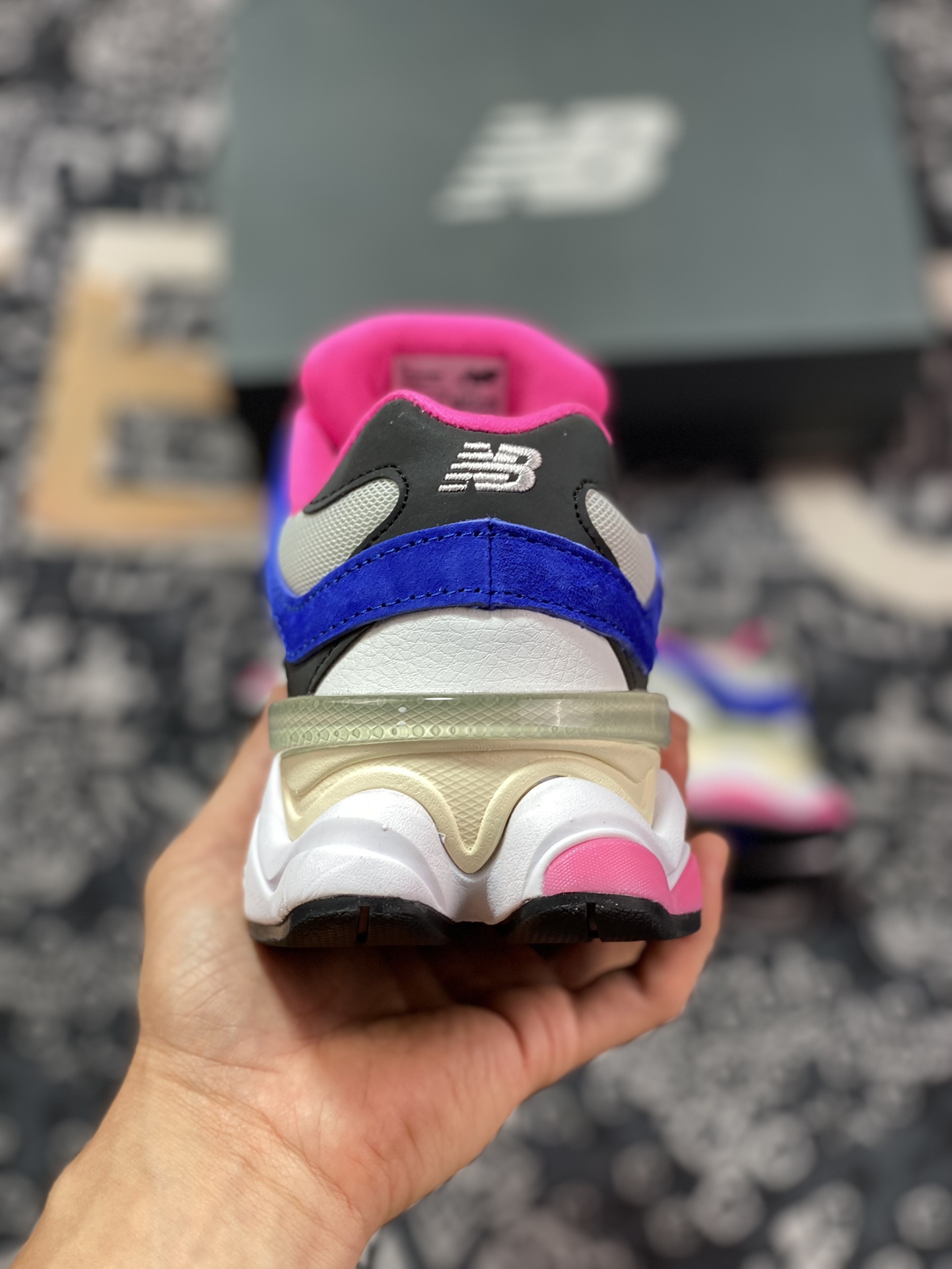 220 Joe Freshgoods x New Balance NB9060 白蓝粉复古休闲运动慢跑鞋 U9060NB9