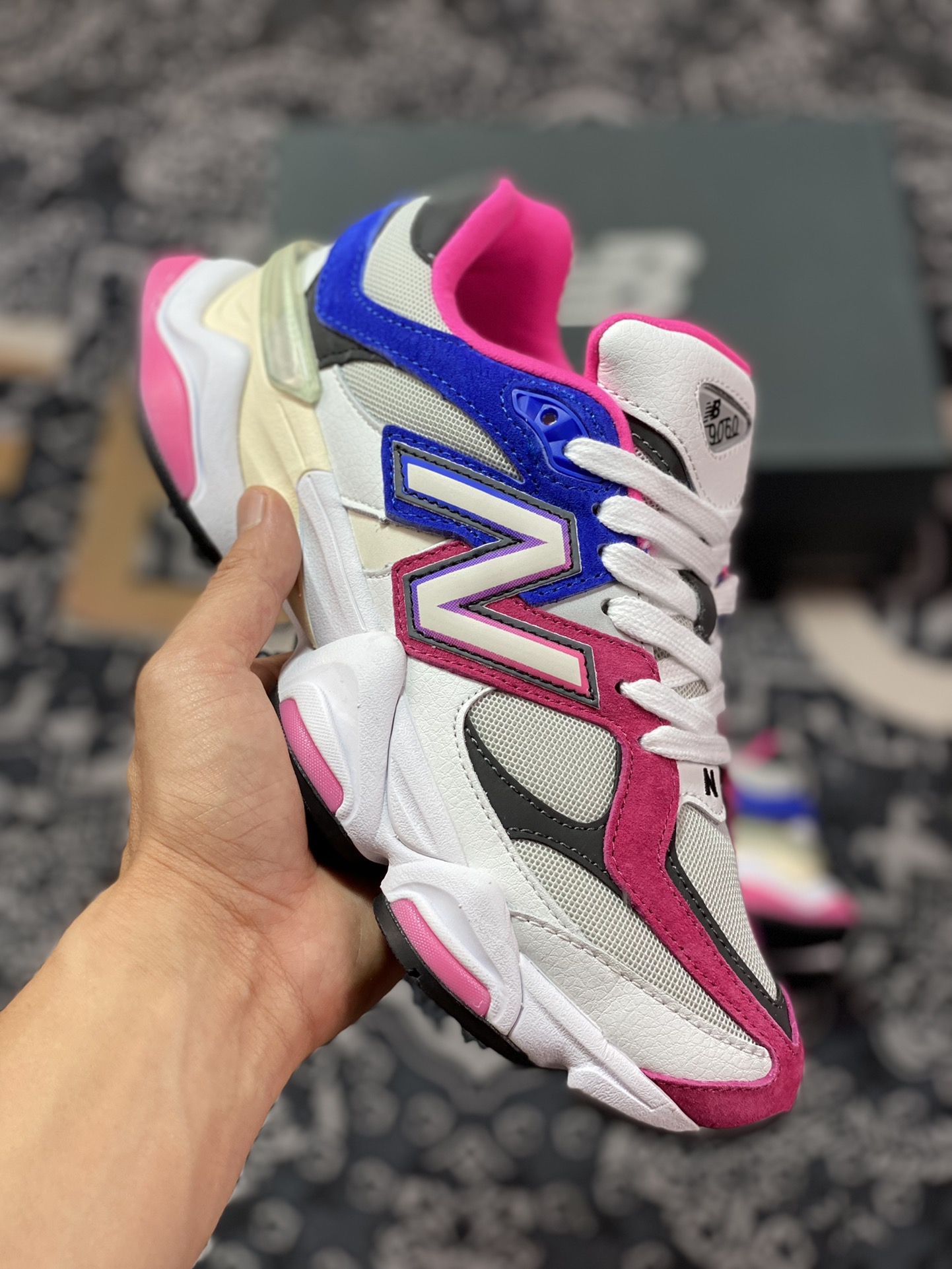 220 Joe Freshgoods x New Balance NB9060 白蓝粉复古休闲运动慢跑鞋 U9060NB9