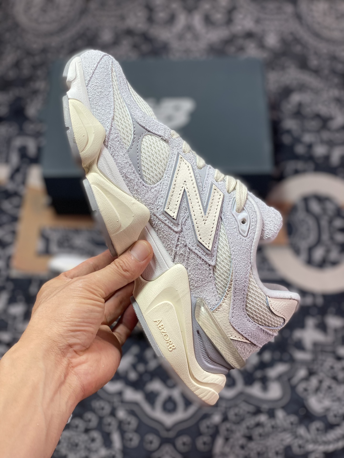 220 New Balance 9060 灰白 复古休闲运动老爹鞋 U9060HSA