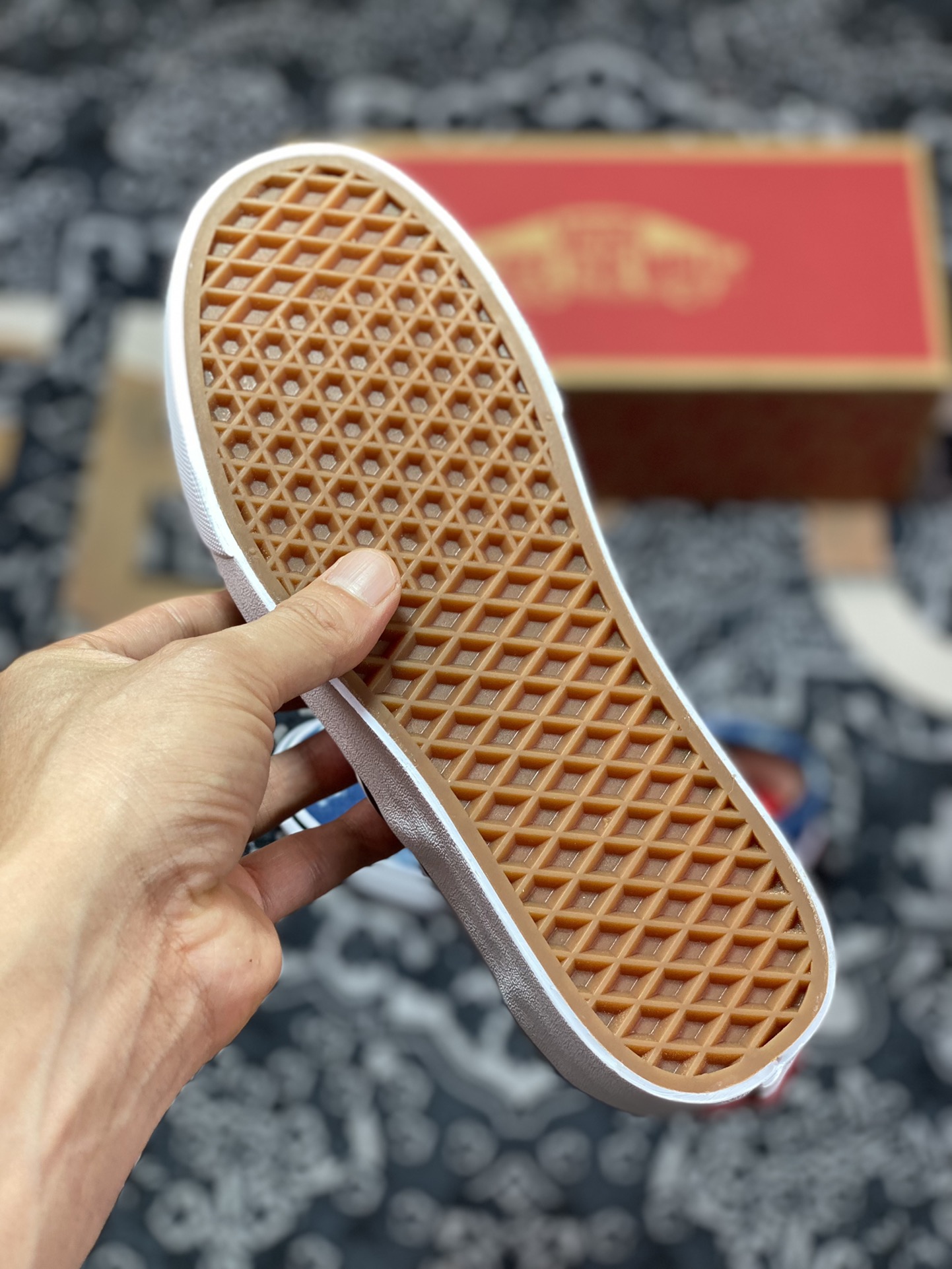 150 Vans Slip-On 破洞牛仔 牛仔一脚蹬懒人套休闲滑板鞋