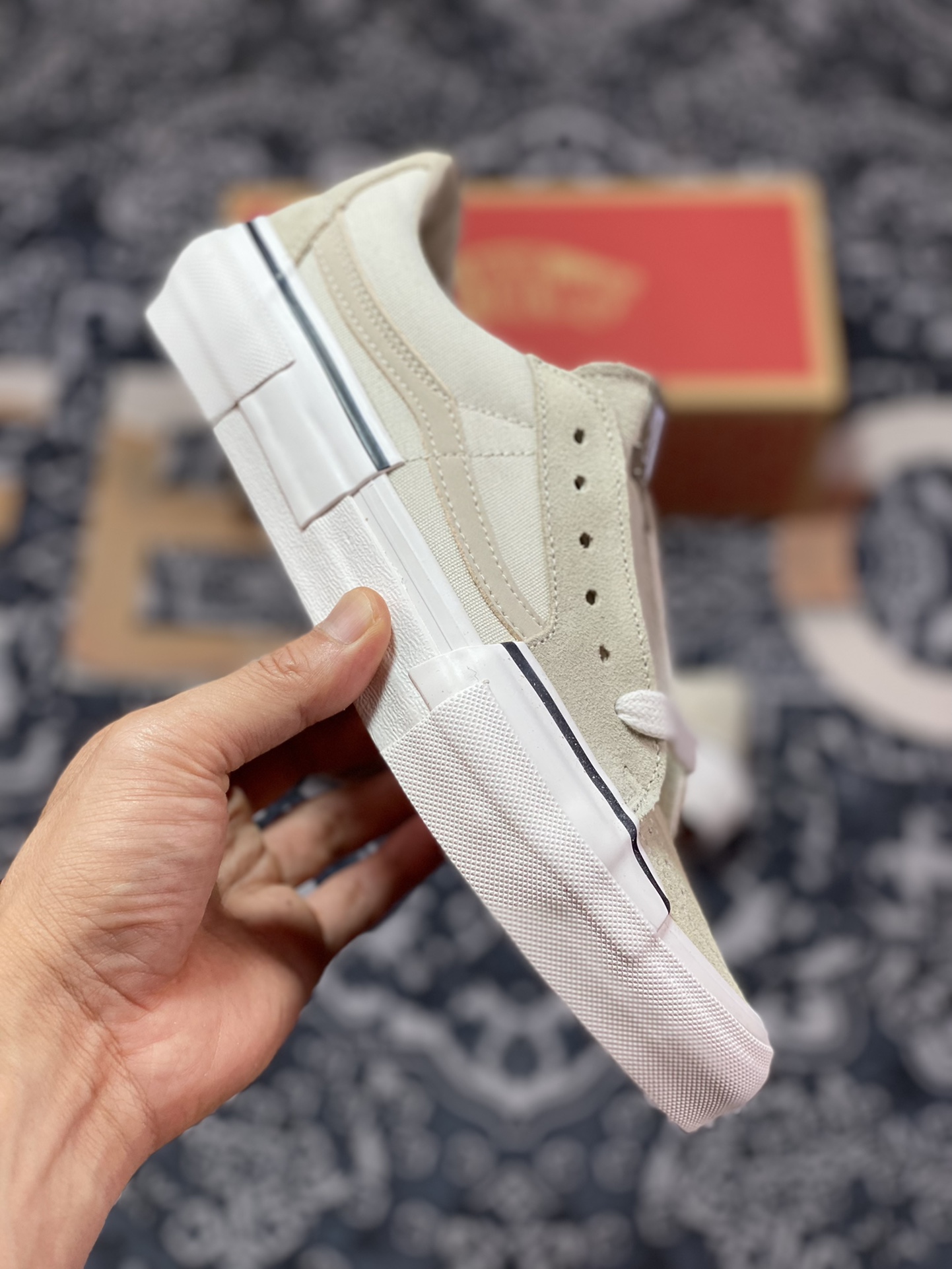 Vans Sk8-Low Reconstructionist Cream Gray