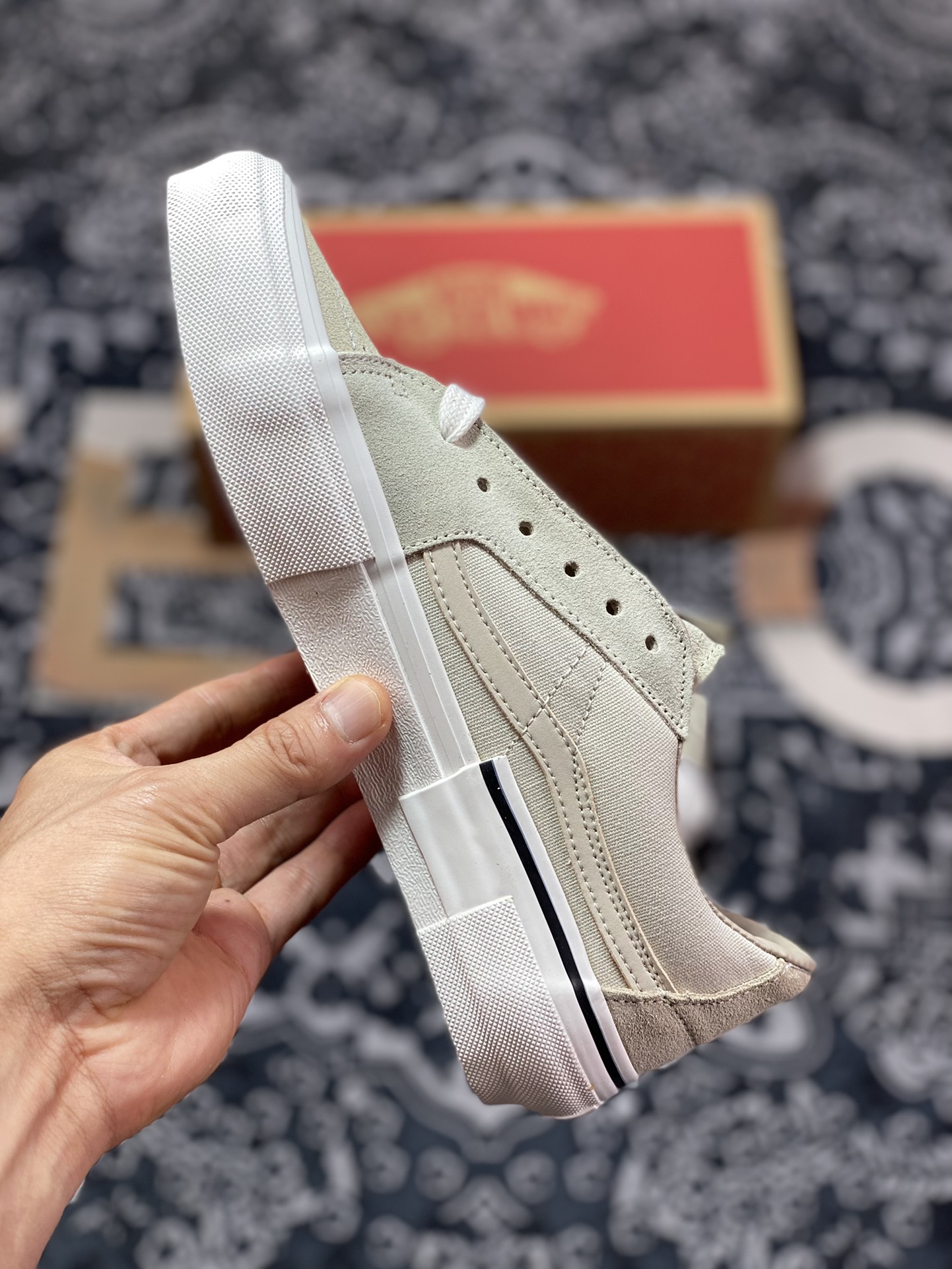 Vans Sk8-Low Reconstructionist Cream Gray