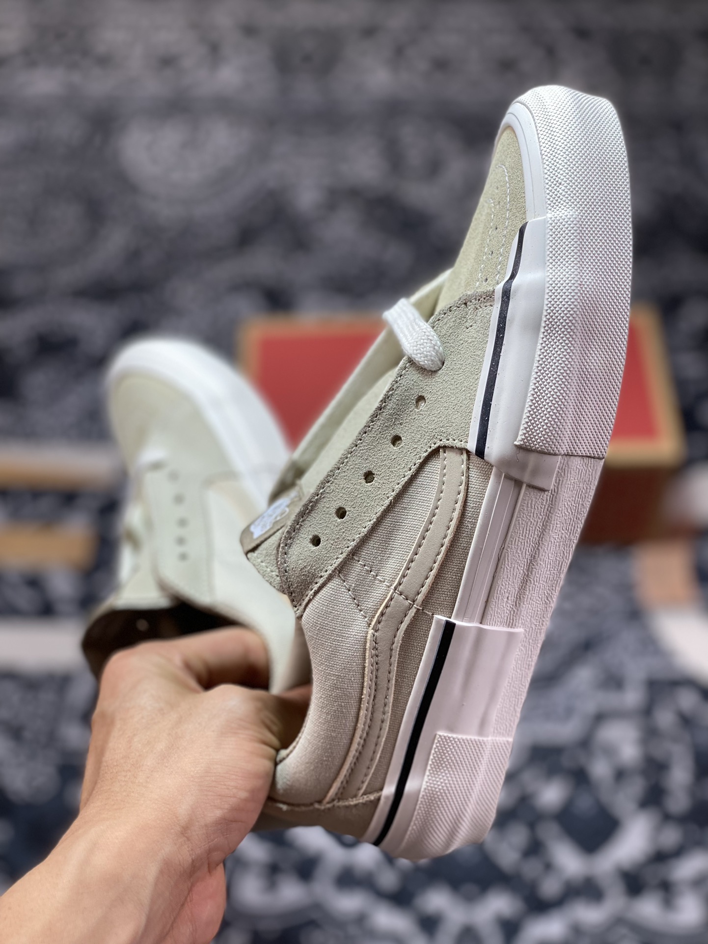 Vans Sk8-Low Reconstructionist Cream Gray