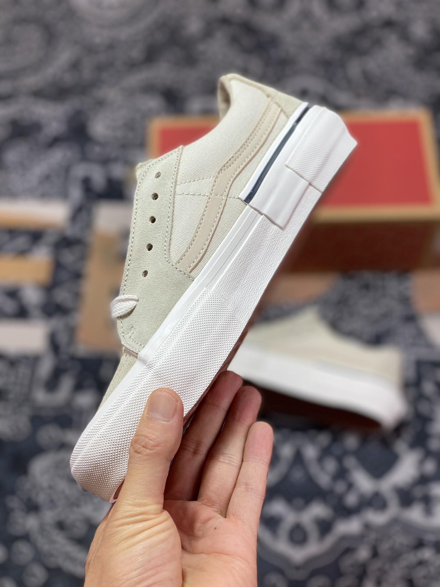 Vans Sk8-Low Reconstructionist Cream Gray