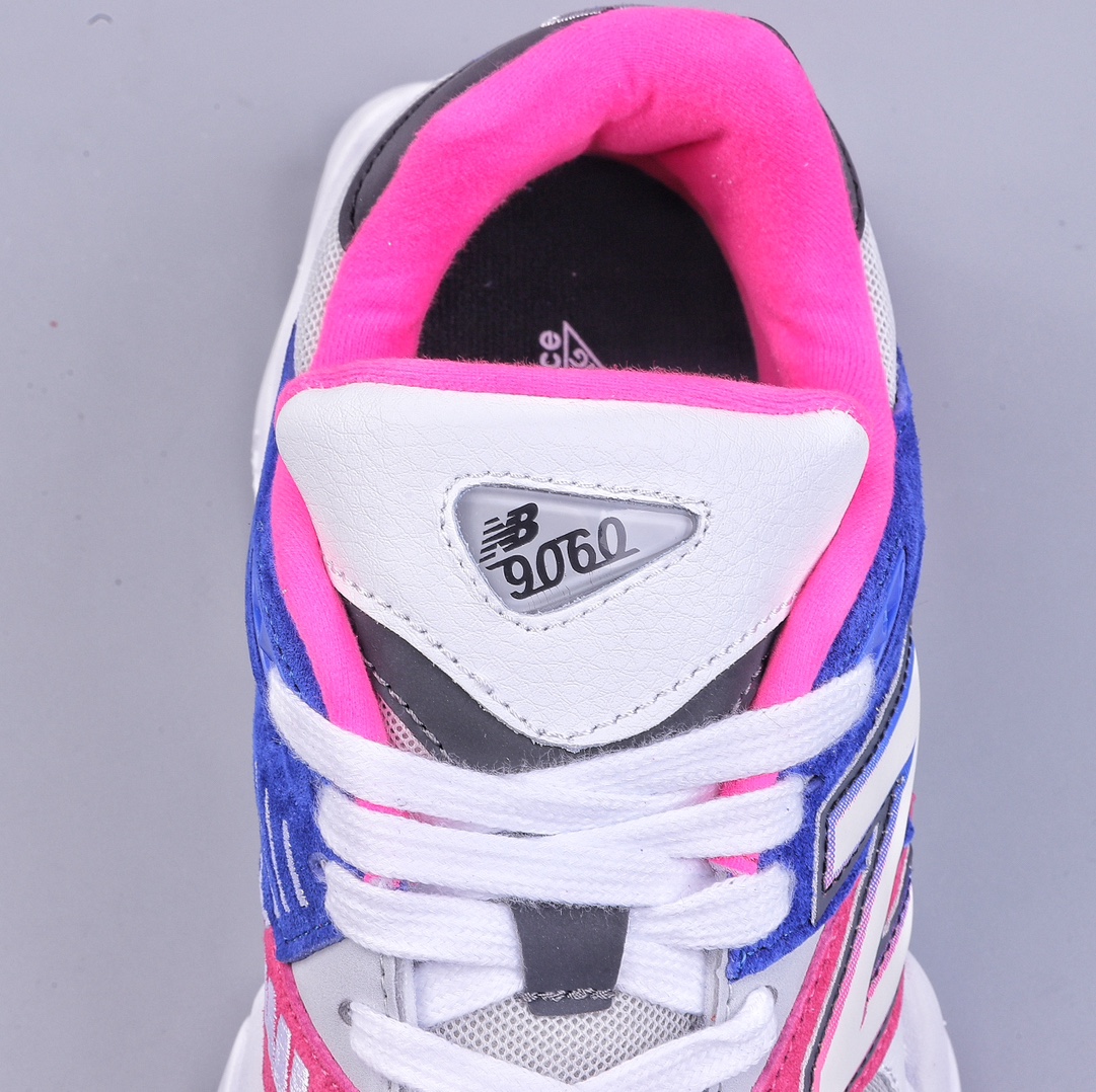 Joe Freshgoods x New Balance version NB9060 white, blue and pink retro casual sports running shoes U9060NB9