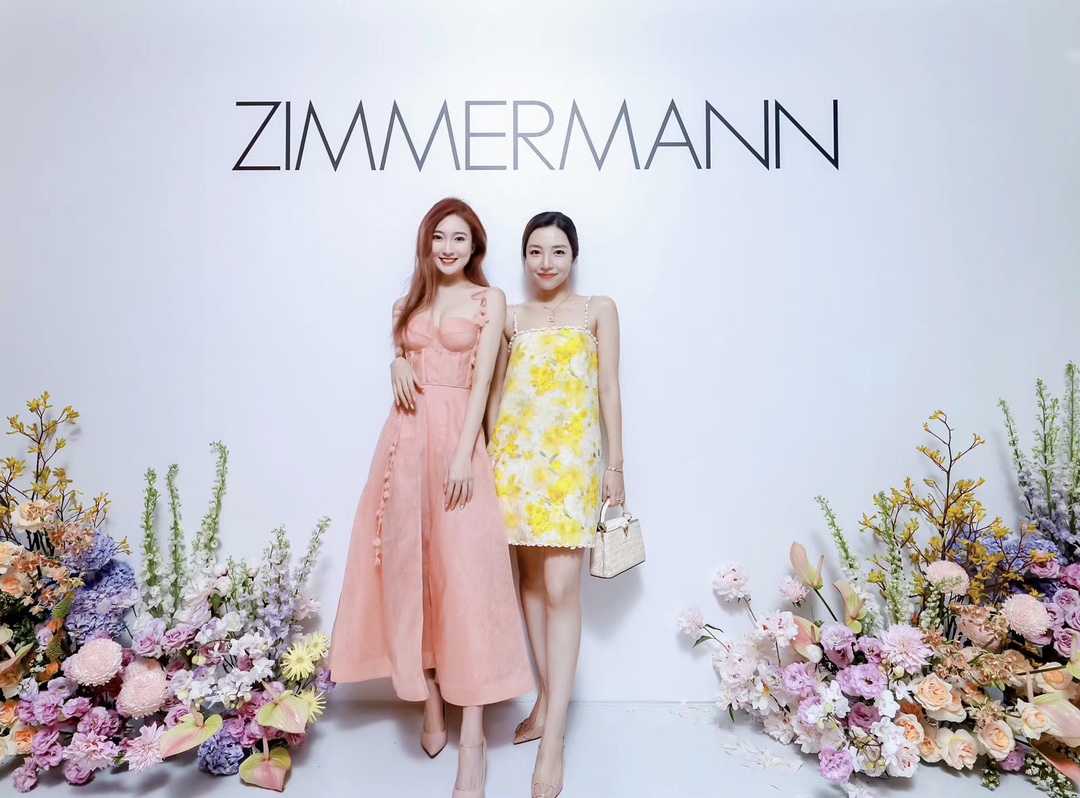 Zimmermann ملابس فستان طباعة الربيع والصيف سلسلة