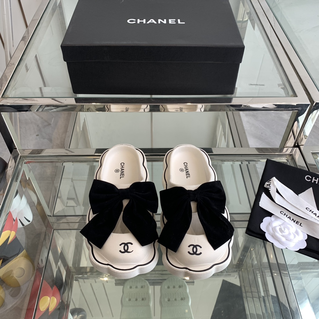 Chanel包头拖鞋️️春夏度假️出