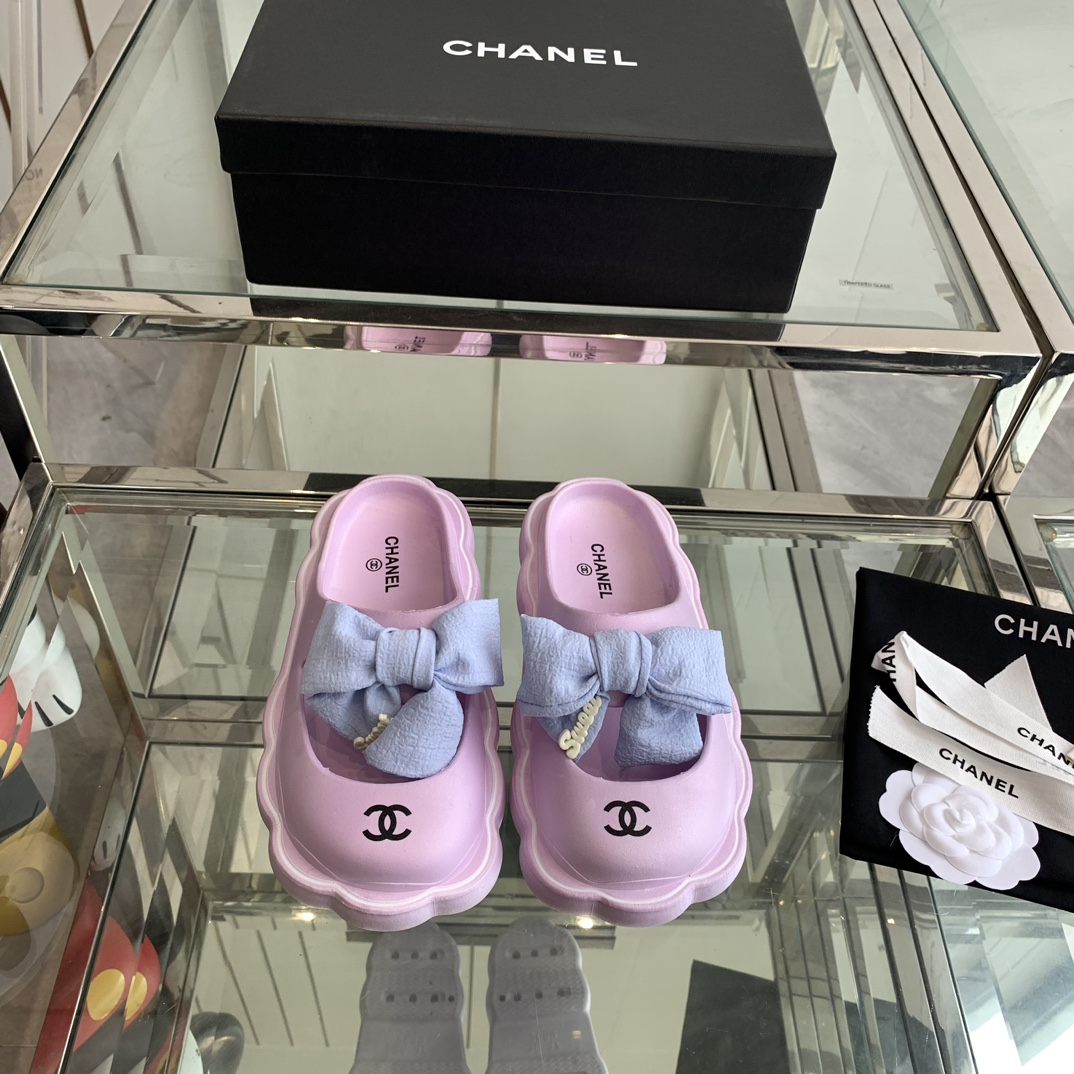 Chanel包头拖鞋️️春夏度假️出