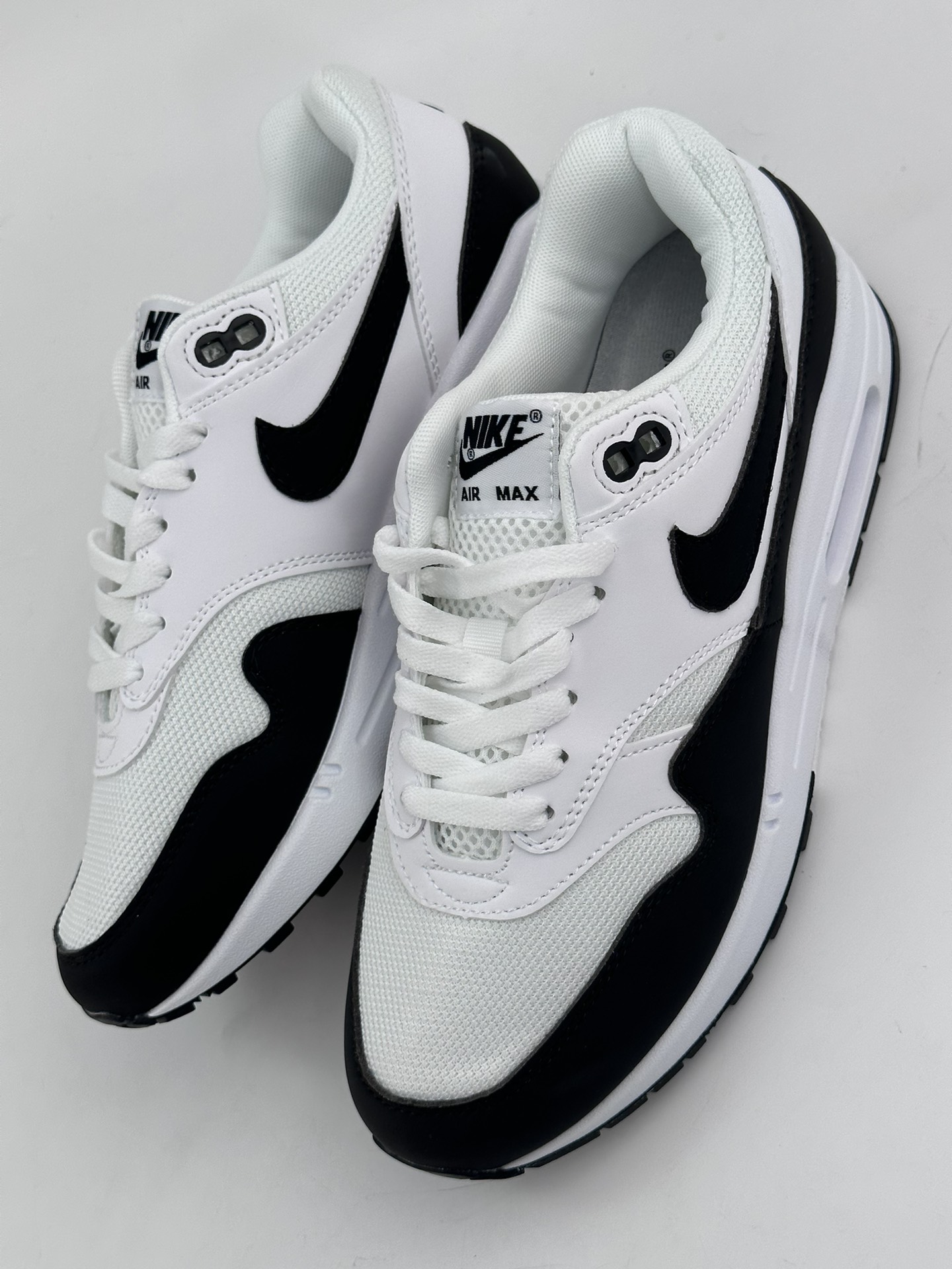 240 Nike Air Max 1 JW 复刻白黑 纯原版本 复古休闲跑步鞋 537383-126