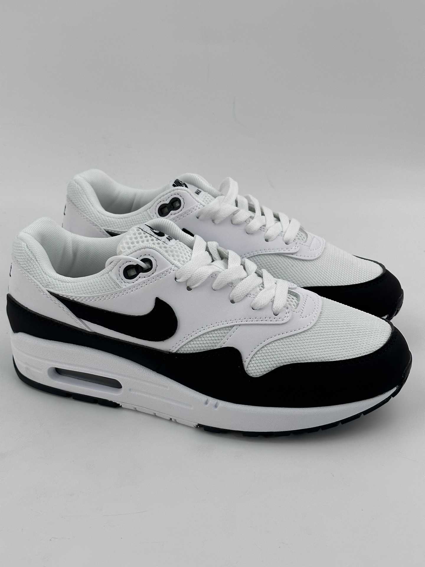 240 Nike Air Max 1 JW 复刻白黑 纯原版本 复古休闲跑步鞋 537383-126