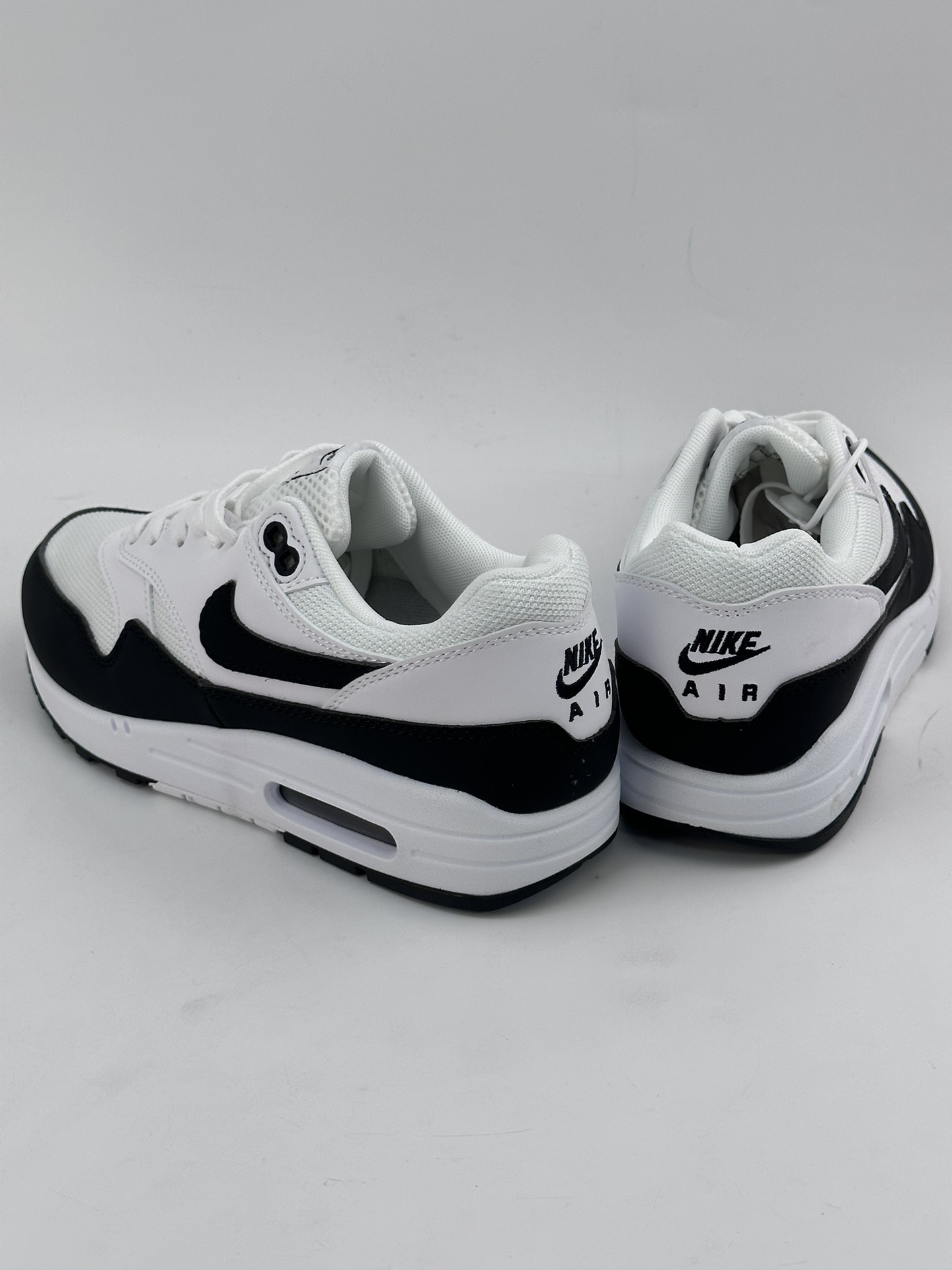 240 Nike Air Max 1 JW 复刻白黑 纯原版本 复古休闲跑步鞋 537383-126