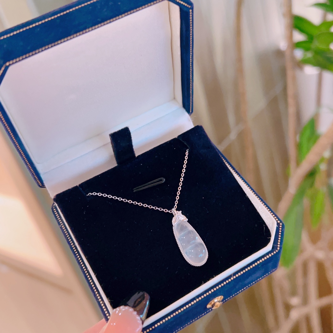 Solid Silver Necklace Pure Spring Festival Gold