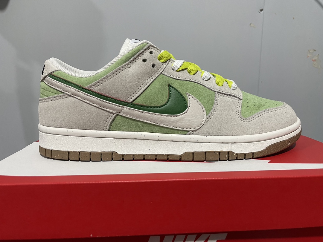 ¡Original puro! ¡Envío gratis! ¡Fábrica original! dunk doble gancho blanco verde, ¡sin servicio postventa! Alta limpiez…