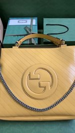 Gucci Blondie Tote Bags Yellow