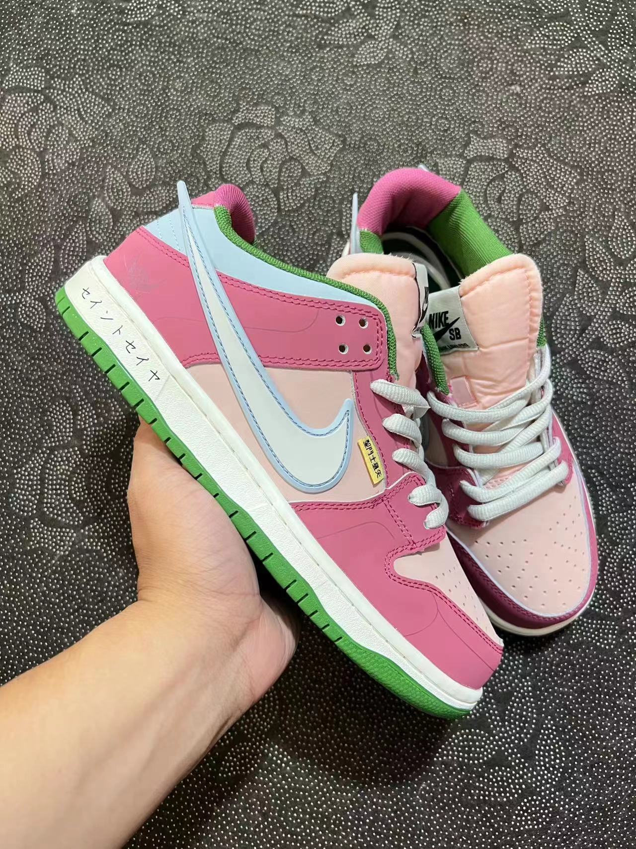 ? 正品定制 Nike Dunk Low 蓝粉配色?