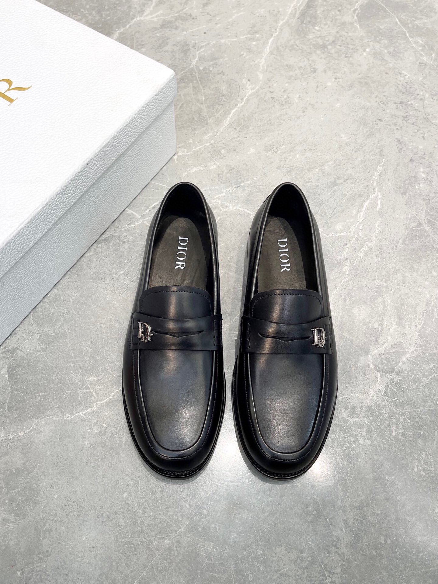 Dior Shoes Plain Toe Calfskin Cowhide Genuine Leather Casual