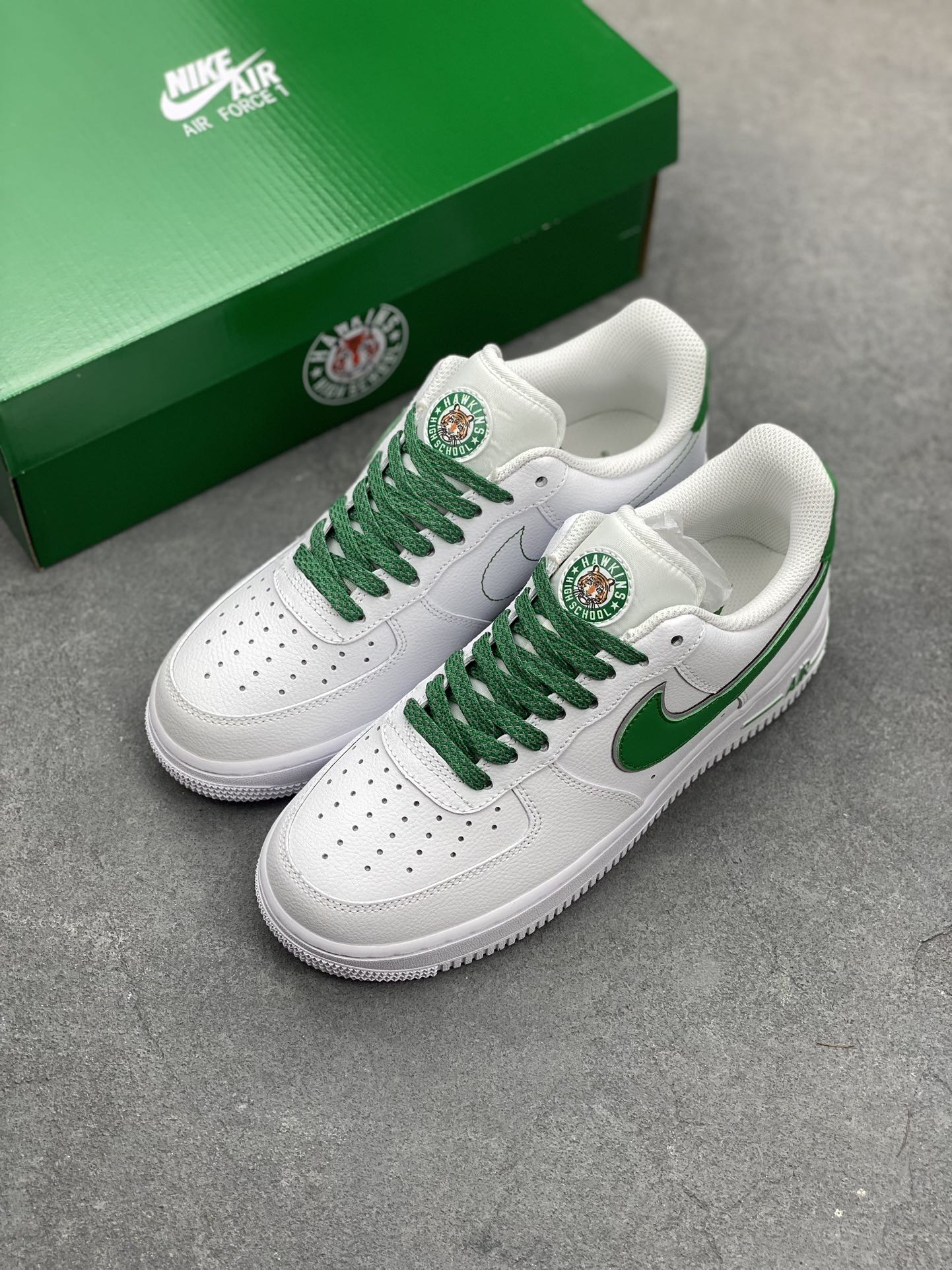 Nike Air Force 1 Low White Green Casual Sneakers CU9225-800 9 i1689012062 754 7