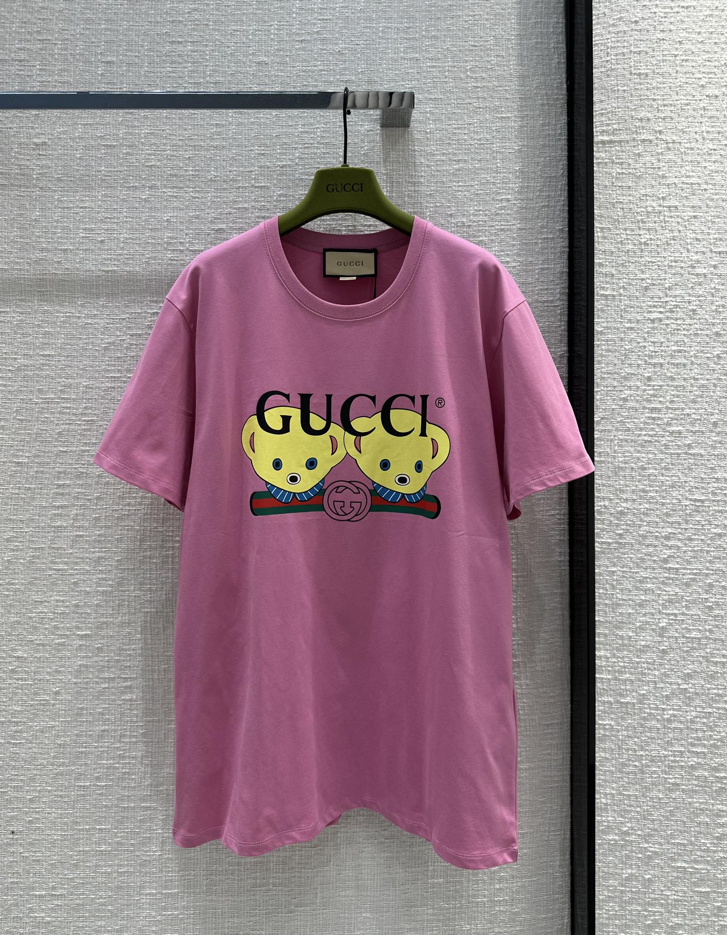 Gucci Drukowanie Unisex Bawełna Kolekcja wiosenno-letnia