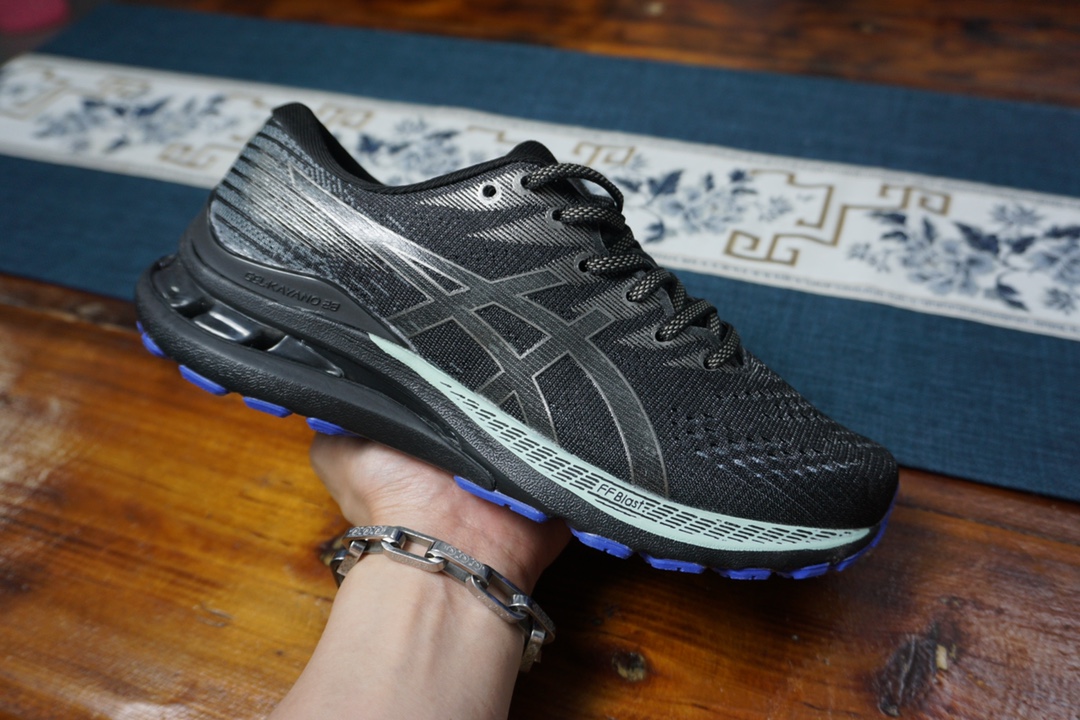 ¡Puro original! Negro plateado 36-45 ASICS/亚瑟士 GEL-KAYANO 28ª generación, desarrollo de datos originales, hor…