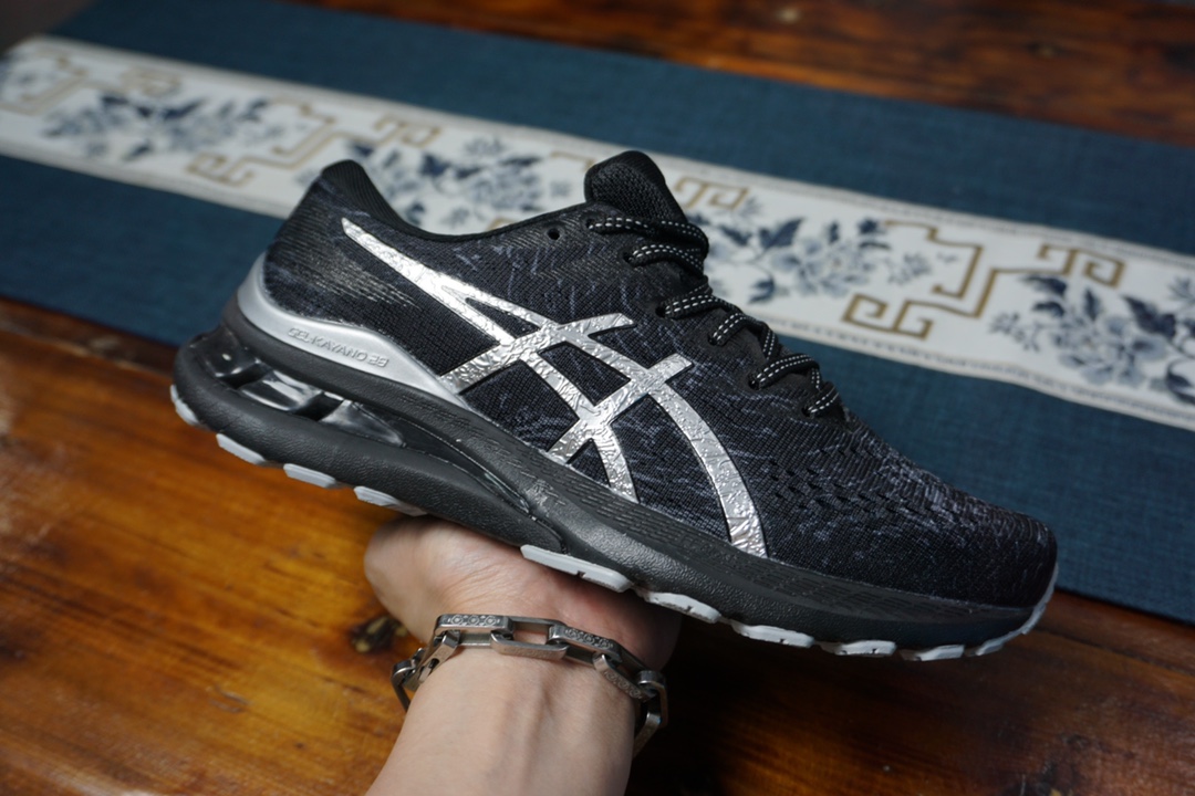 ¡Puro original! Grafito negro plateado 36-45 ASICS/亚瑟士 GEL-KAYANO 28ª generación, desarrollo de datos origina…