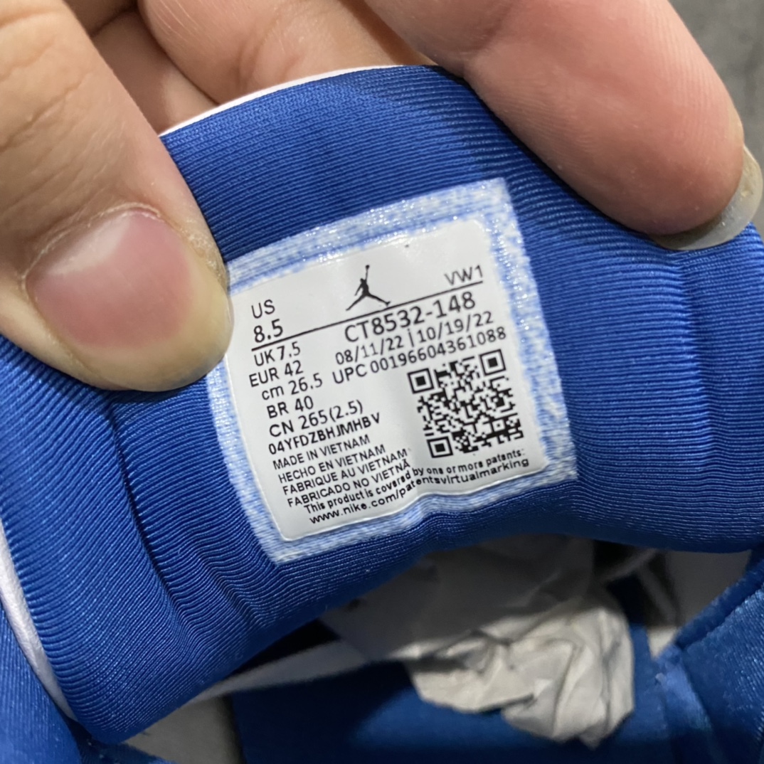 图片[6]-【新DT版本】Air Jordan 3 Retro \” White and True Blue \” 奇才 男子文化篮球鞋 CT8532-148 市场第一梯队纯原 国内一线头部工厂出品 原鞋原楦原纸板开发 一眼正品既视感 细节均已解码 还原度高达98% 高端零售专供品质 外贸客户寄售国外可稳妥充Z 尺码：40 40.5 41 42 42.5 43 44 44.5 45 46 47.5-选品中心