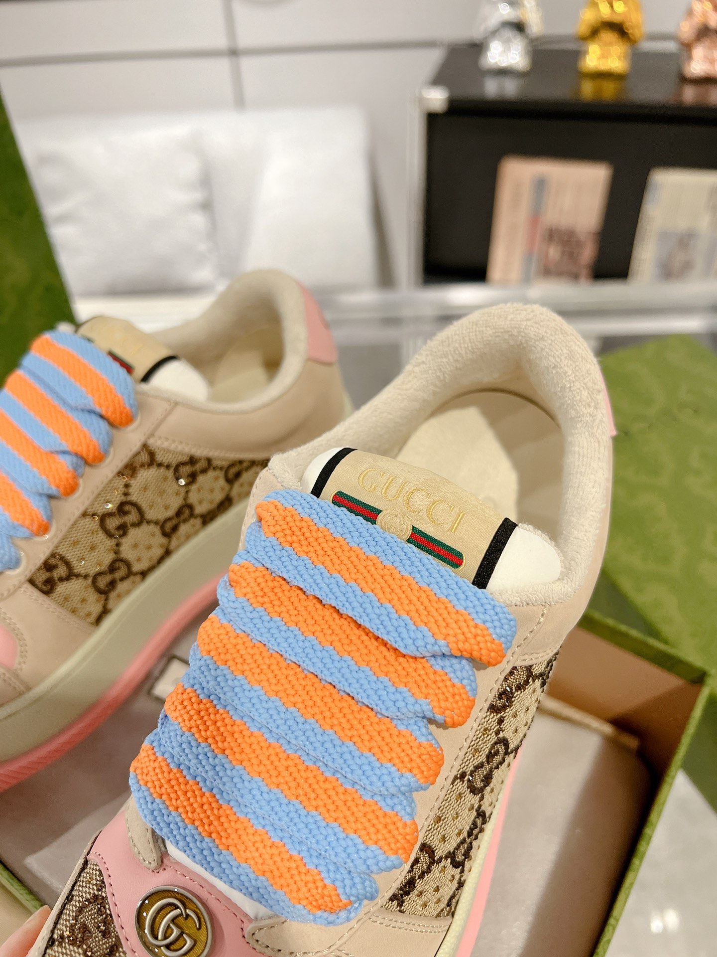 Gucci Screenerシリーズ 厚底カジュアルシューズ カップル用