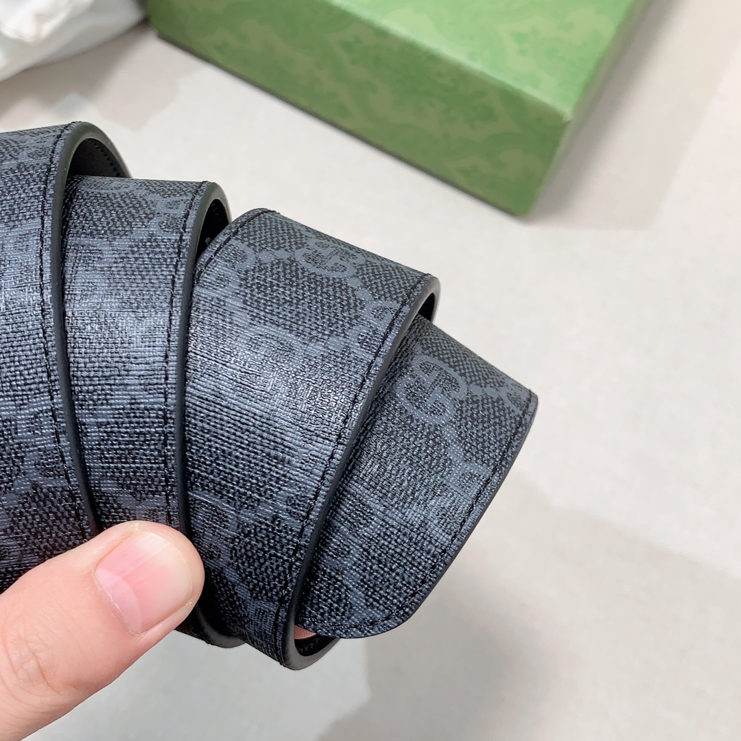 Gucci[正]专柜新款双G扣头层牛皮精品钢扣上身效果非常好.质量杠杠滴！