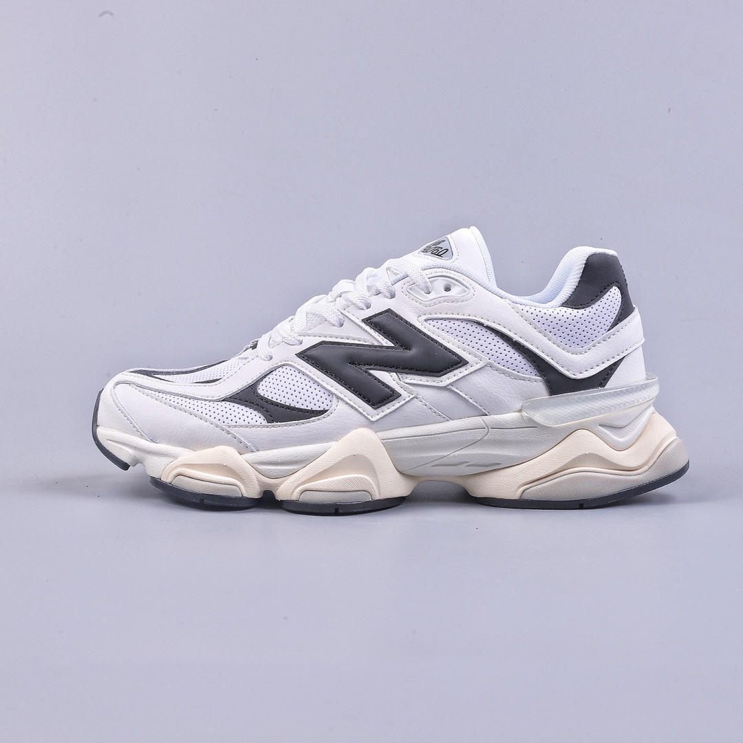 220 New Balance 9060 白黑 复古休闲运动老爹鞋 U9060AAA