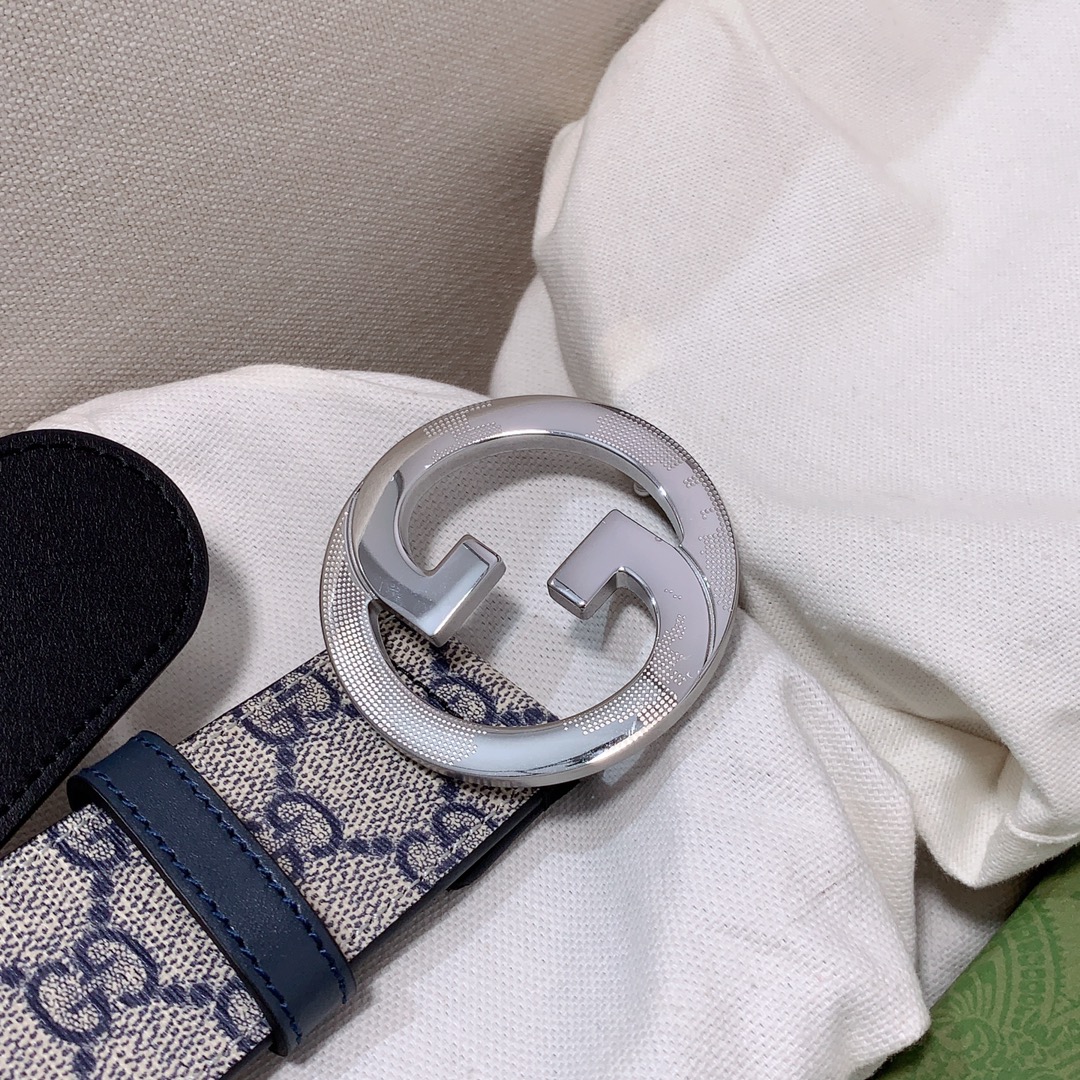 Gucci[正]专柜新款双G扣头层牛皮精品钢扣上身效果非常好.质量杠杠滴！