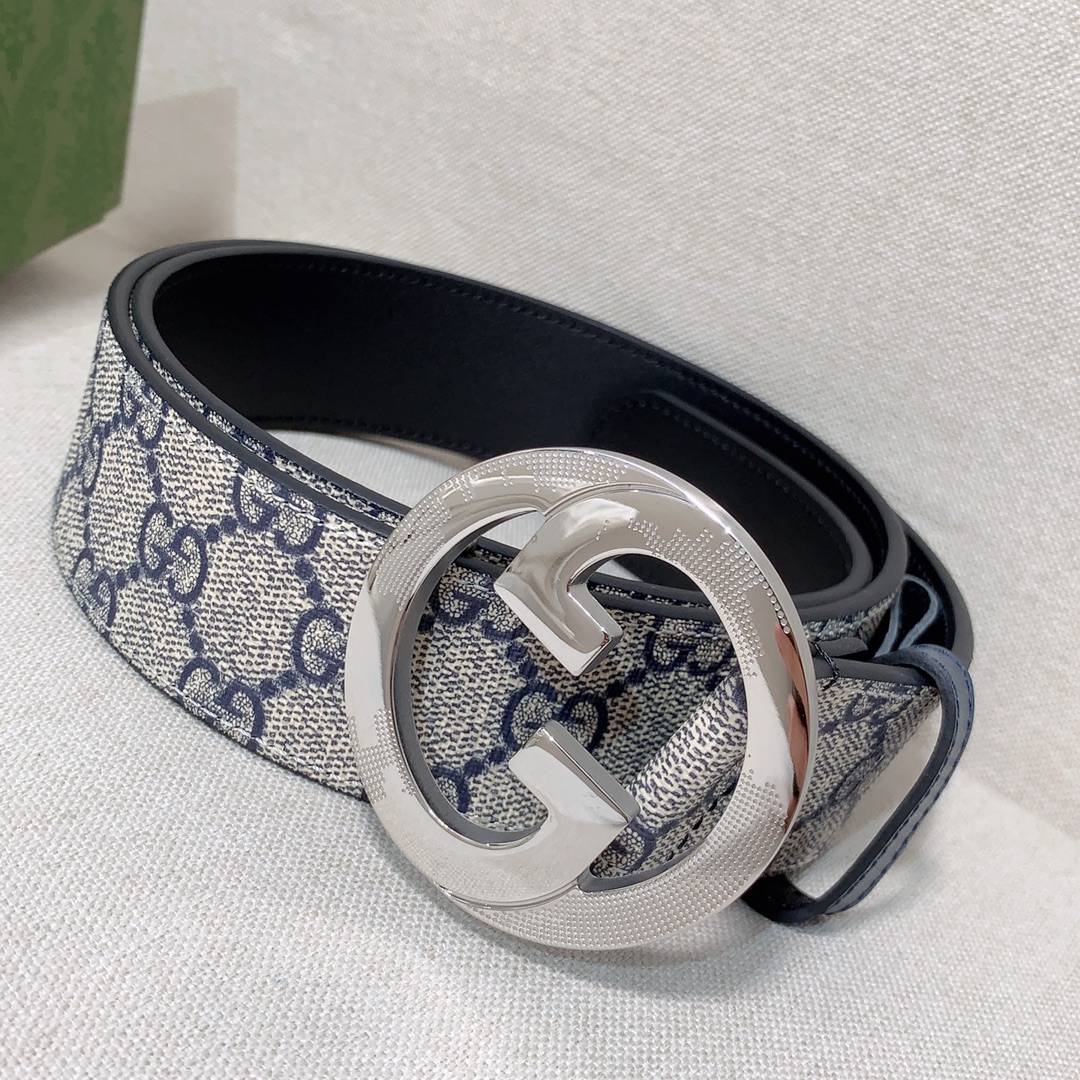 Gucci[正]专柜新款双G扣头层牛皮精品钢扣上身效果非常好.质量杠杠滴！