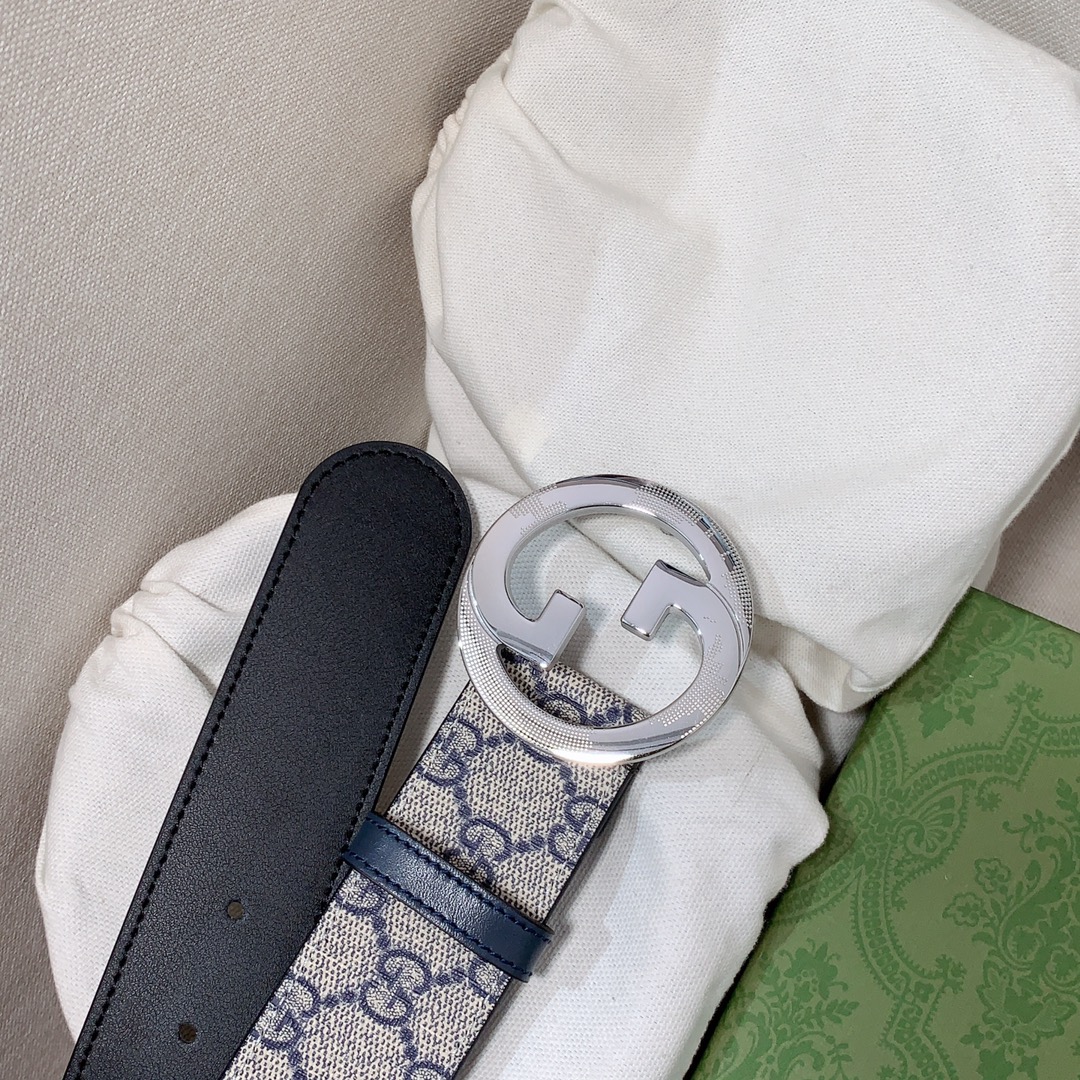 Gucci[正]专柜新款双G扣头层牛皮精品钢扣上身效果非常好.质量杠杠滴！