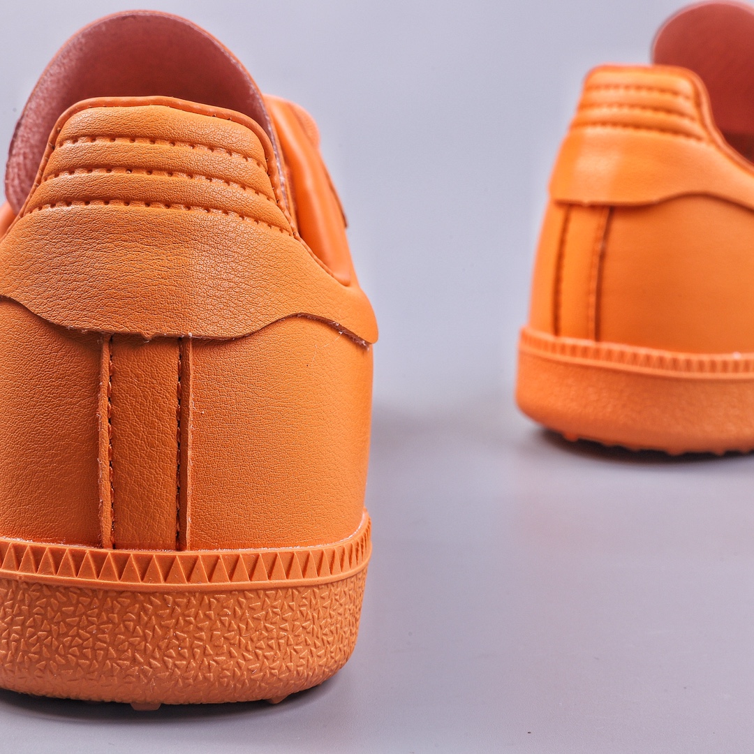 R Pharrell Williams x Adidas Originals Samba ”Humanrace” Samba Sneakers ”Joint Orange Long Tongue” IE7293