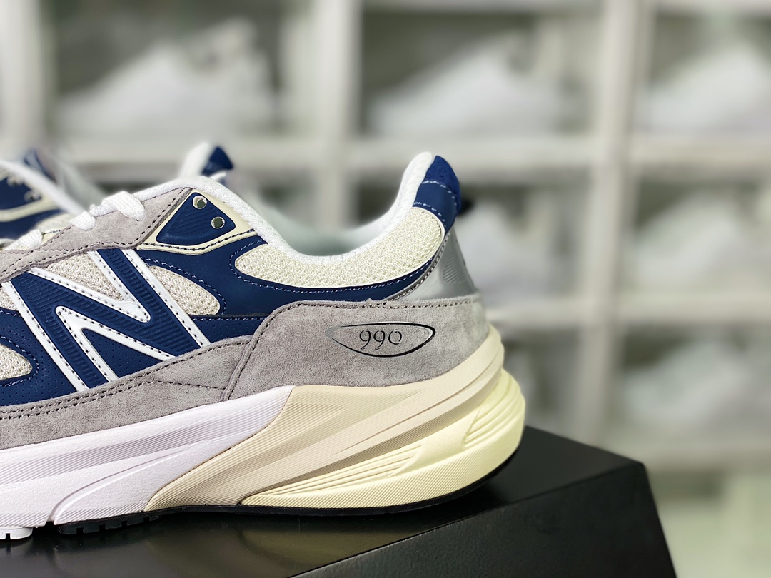 New Balance in USA M990V6六代系列美产跑步鞋“元祖灰海军蓝氧化”U990TC6