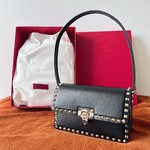 Wholesale 2023 Replica
 Valentino Bags Handbags Gold Platinum Calfskin Cowhide Ava