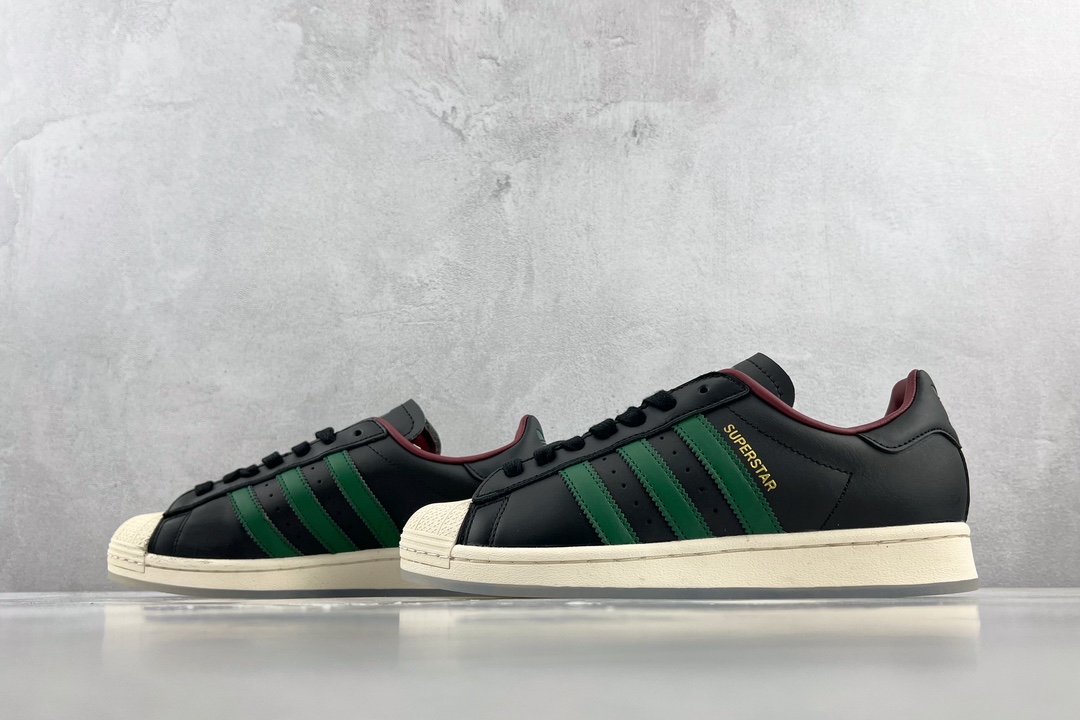 adidas originals Superstar 82 black green IE0021