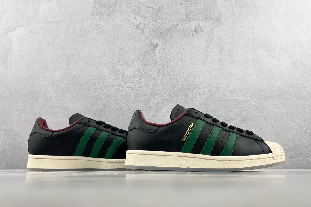 adidas originals Superstar 82 black green IE0021