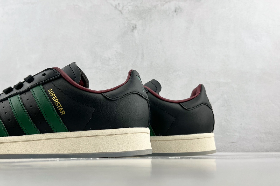 adidas originals Superstar 82 black green IE0021