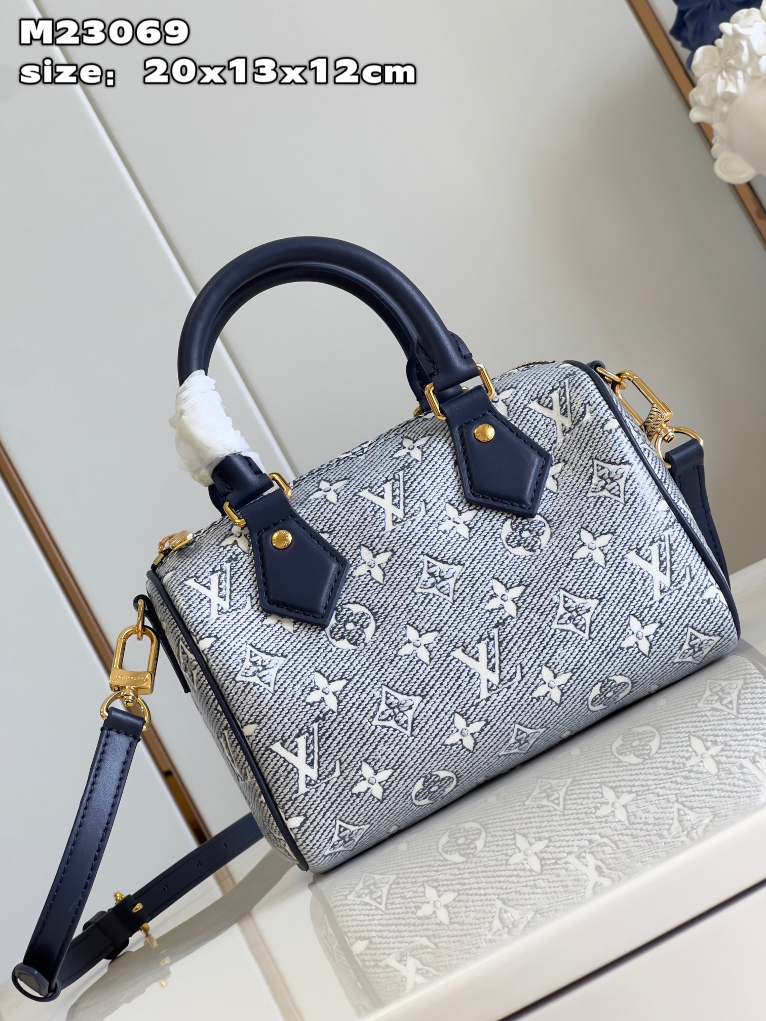 Louis Vuitton LV Speedy Bags Handbags Canvas Cotton M23069