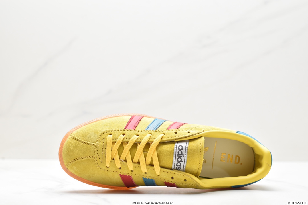 Adidas Originals Bermuda suede non-slip wear-resistant lightweight low-top sneakers HP9393