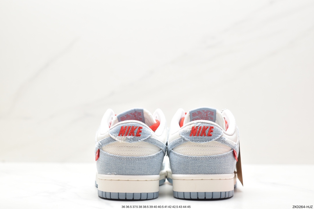 李维斯联名 Nike SB Dunk Low Levis牛仔破洞低帮休闲板鞋 LE0021-002