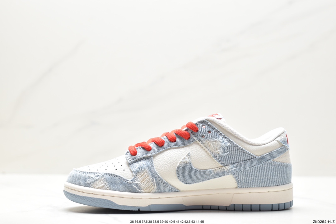 李维斯联名 Nike SB Dunk Low Levis牛仔破洞低帮休闲板鞋 LE0021-002