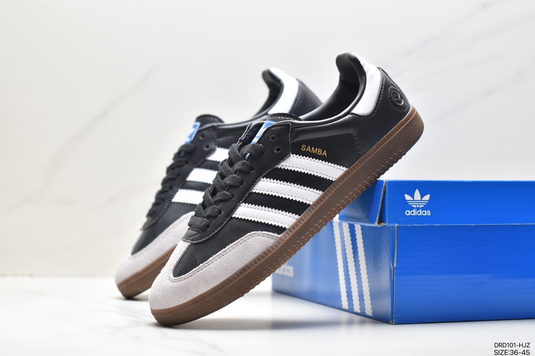 Adidas Originals Samba Vegan OG ”SPD” Samba Dance Shoes ”Silver Mist Princess Lace Caramel Sole” FX9042