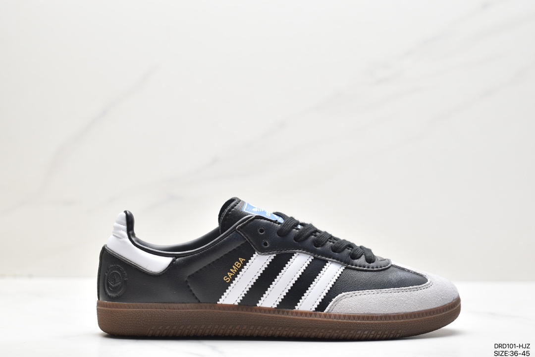 Adidas Originals Samba Vegan OG ”SPD” Samba Dance Shoes ”Silver Mist Princess Lace Caramel Sole” FX9042