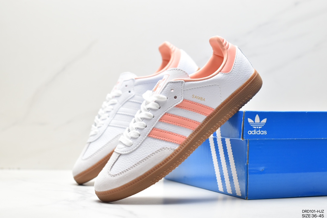 Adidas Originals Samba Vegan OG ”SPD” Samba Dance Shoes ”Silver Mist Princess Lace Caramel Sole” FX9042